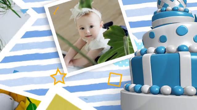 A vivid birthday invitation